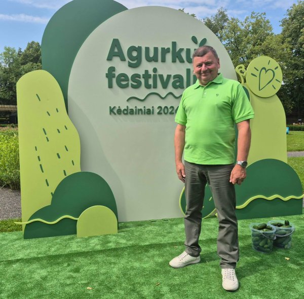 Meras Valentinas Tamulis dėkoja visiems, prisidėjusiems prie 29-ojo Agurkų festivalio (visos...