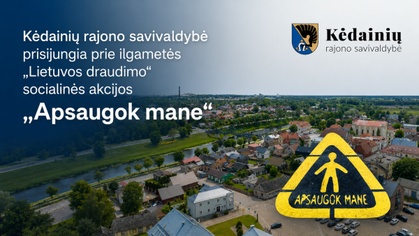 Rugsėjį Kėdainių rajono moksleiviai bus apdrausti nuo nelaimingų atsitikimų kelyje