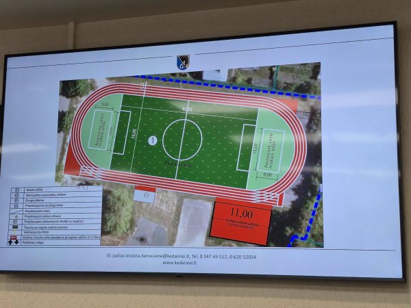 Taryba vienbalsiai pritarė LSU Kėdainių „Aušros“ progimnazijos sporto bazės projekto paraiškai