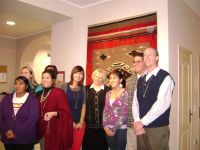 Rajono merė nusifotografavo su jaunaisiais poetais 