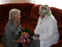 Šėtiškę sveikina rajono merė