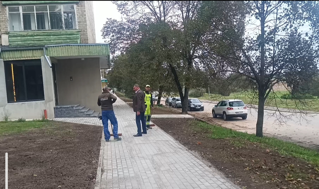 Pėsčiųjų ir dviračių takų tiesimas Kėdainiuose